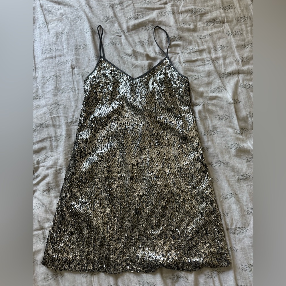 Abercrombie mini sequin dress size small